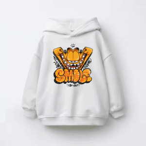 Garfield Smiling for Self Kids Hoodie