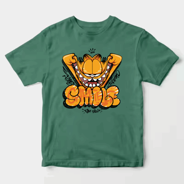 Garfield Smiling for Self Unisex T-Shirt