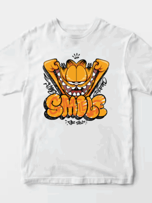 Garfield Smiling for Self Unisex T-Shirt