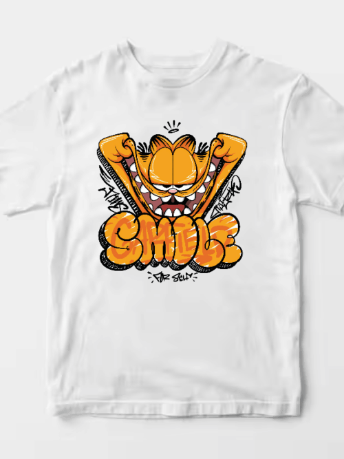 Garfield Smiling for Self Unisex T-Shirt