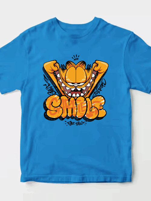 Garfield Smiling for Self Unisex T-Shirt