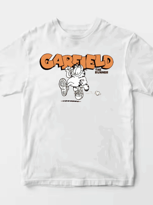 Garfield the Runner Lazy Cat on the Move Unisex T-Shirt