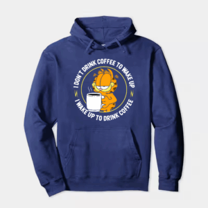 Garfield Wake Up to Drink Coffee Hoodie