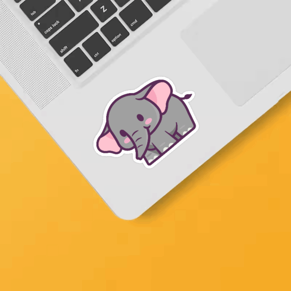 Gentle Giant Safari Elephant Sticker
