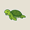 Gentle Voyager Sea Turtle Sticker