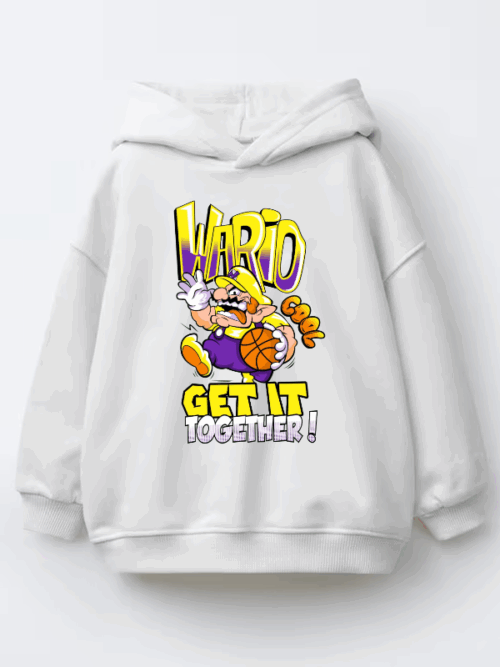 Get It Together Mario Classic Gaming Kids Hoodie