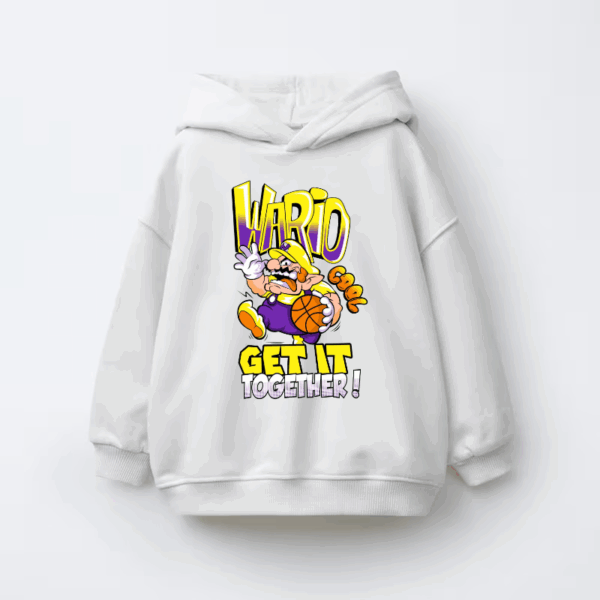 Get It Together Mario Classic Gaming Kids Hoodie