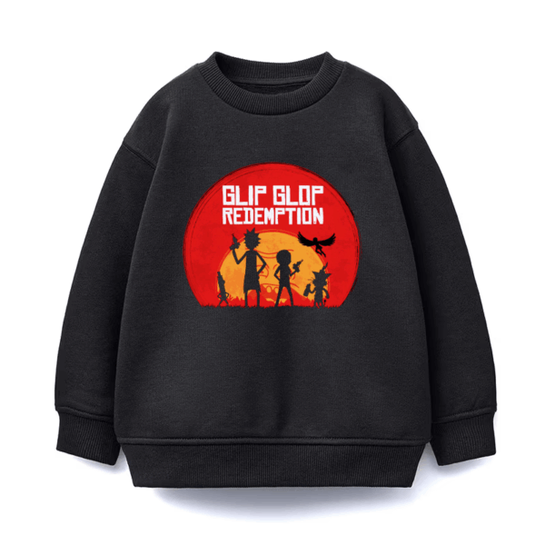 Glip Glop Redemption Rick And Morty Crewneck Sweatshirt