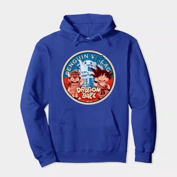 Goku & Arale Dragon Ball Meets Penguin Village Hoodie