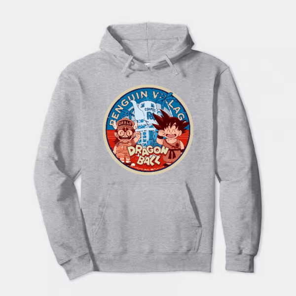 Goku & Arale Dragon Ball Meets Penguin Village Hoodie