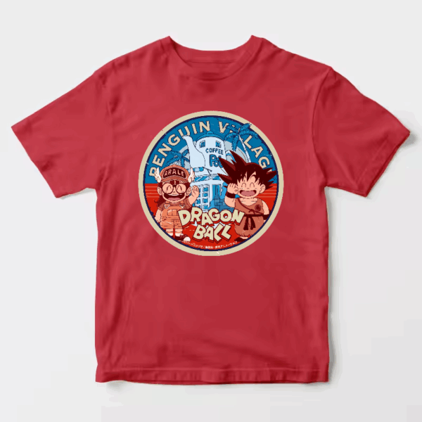 Goku & Arale Dragon Ball Meets Penguin Village Unisex T-Shirt