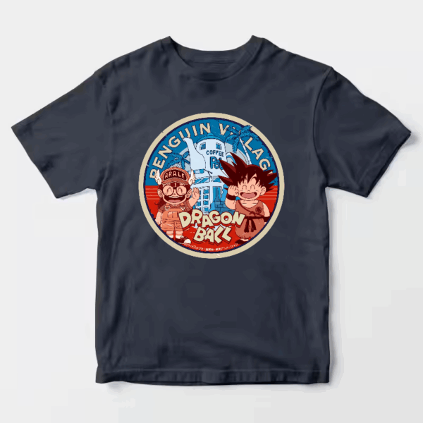 Goku & Arale Dragon Ball Meets Penguin Village Unisex T-Shirt