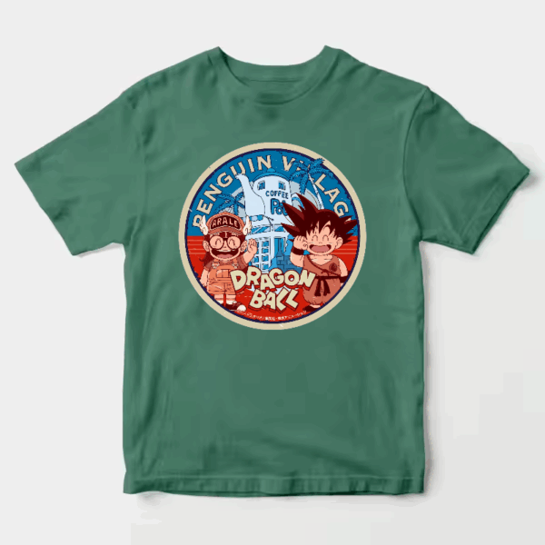 Goku & Arale Dragon Ball Meets Penguin Village Unisex T-Shirt