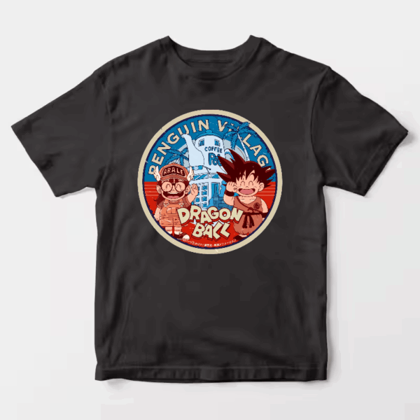 Goku & Arale Dragon Ball Meets Penguin Village Unisex T-Shirt