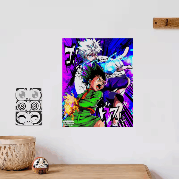 Gon and Killua Hunter x Hunter Dynamic Duo Anime Poster