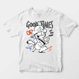 Good Times Pirate Captain Garfield Fun Unisex T-Shirt