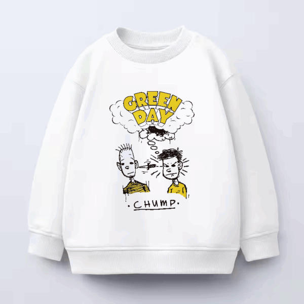 Green Day Chump Vintage Punk Rock Crewneck Sweatshirt