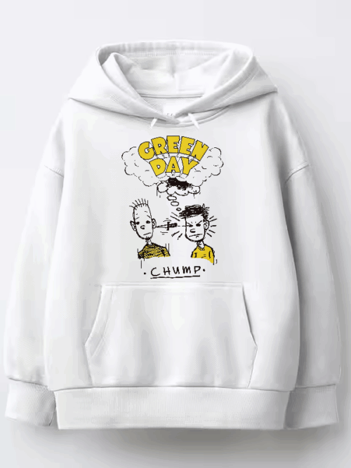 Green Day Chump Vintage Punk Rock Hoodie