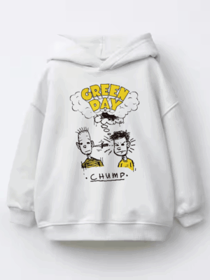 Green Day Chump Vintage Punk Rock Kids Hoodie