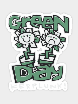 Green Day Music Kerplunk Sticker