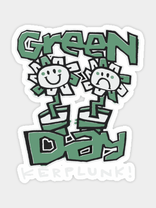 Green Day Music Kerplunk Sticker