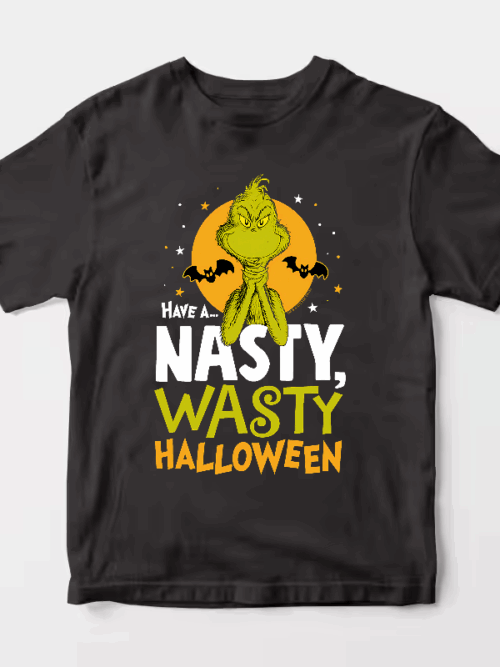 Men’s Grinch Halloween – Have a Nasty Wasty Night Unisex T-Shirt