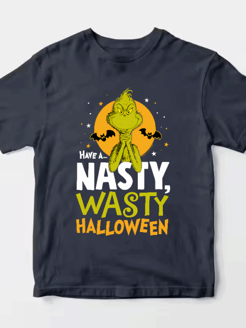 Men’s Grinch Halloween – Have a Nasty Wasty Night Unisex T-Shirt
