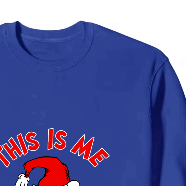 Grinch This Is Me Being Good – Holiday Humor at Its Best Crewneck Sweatshirt