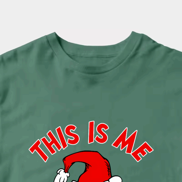 Men’s Grinch This Is Me Being Good – Holiday Humor at Its Best Unisex T-Shirt