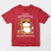 Grumpy Cat Anti Stupid Funny Mood Unisex T-Shirt