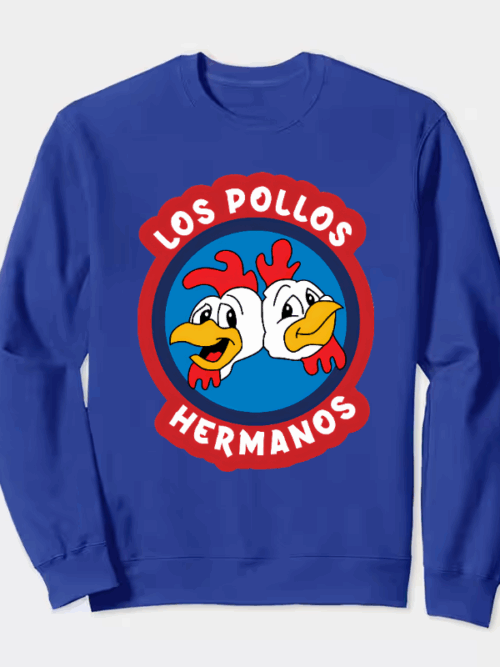 Gus Fring’s Los Pollos Hermanos Breaking Bad Crewneck Sweatshirt