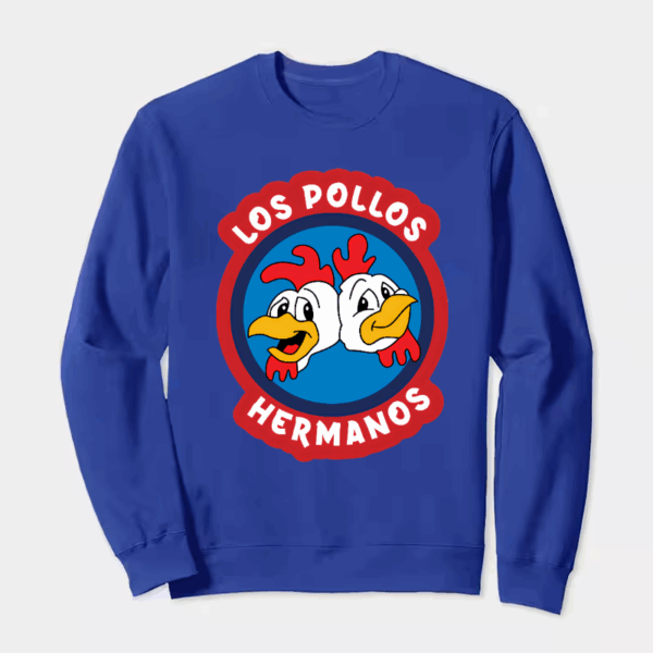 Gus Fring’s Los Pollos Hermanos Breaking Bad Crewneck Sweatshirt