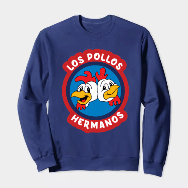 Gus Fring’s Los Pollos Hermanos Breaking Bad Crewneck Sweatshirt
