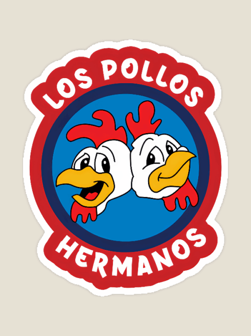 Gus Fring’s Los Pollos Hermanos Breaking Bad Sticker