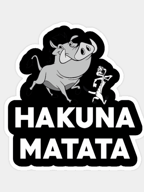 Hakuna Matata Sticker