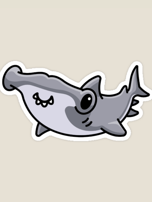 Hammerhead Shark Ocean Adventure Sticker