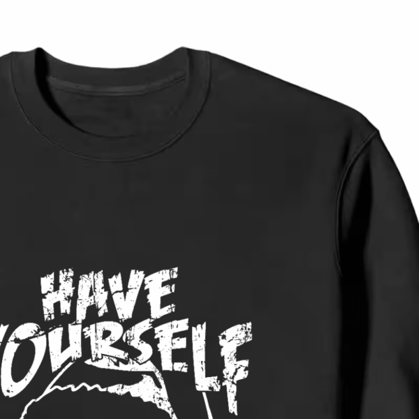 Have Yourself A Scary Little Christmas – Funny Horror Pumpkin Holiday Crewneck Sweatshirt