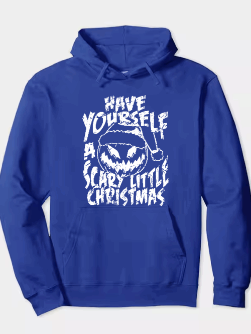 Have Yourself A Scary Little Christmas – Funny Horror Pumpkin Holiday Hoodie