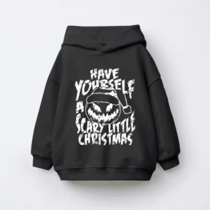 Have Yourself A Scary Little Christmas – Funny Horror Pumpkin Holiday Kids Hoodie