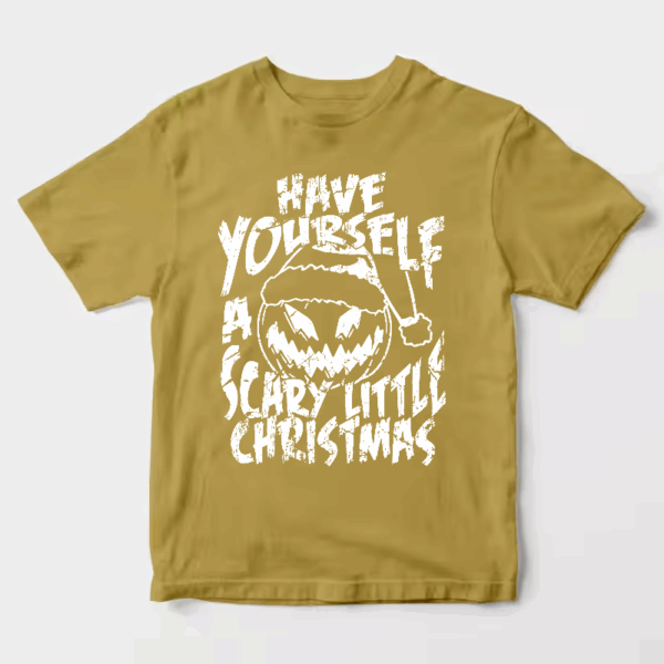 Men’s Have Yourself A Scary Little Christmas – Funny Horror Pumpkin Holiday Unisex T-Shirt