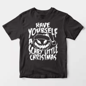 Men’s Have Yourself A Scary Little Christmas – Funny Horror Pumpkin Holiday Unisex T-Shirt