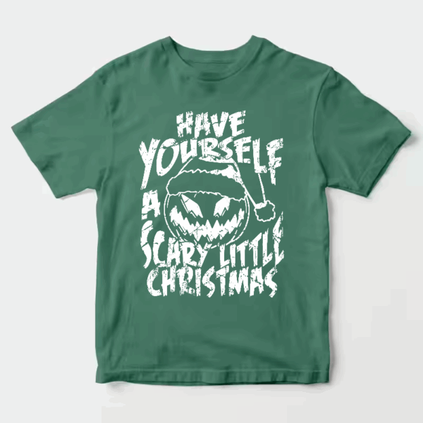 Men’s Have Yourself A Scary Little Christmas – Funny Horror Pumpkin Holiday Unisex T-Shirt
