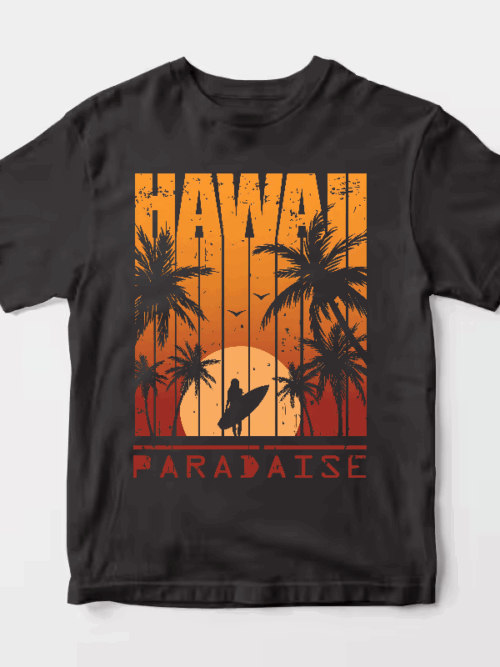 Hawaii Paradise Island Unisex T-Shirt