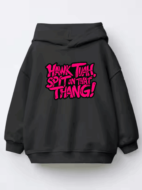 Hawk Tuah and Spit On That Thang Kids Hoodie