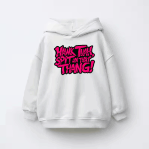 Hawk Tuah and Spit On That Thang Kids Hoodie