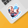 Hawk Tuah Spit On That Thang 2024 Bold Meme Sticker Sticker