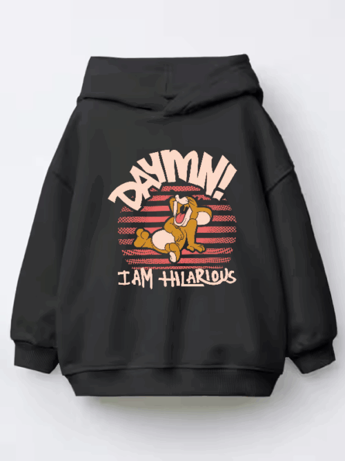 Hilarious Jerry Laugh Tom and Jerry Kids Hoodie