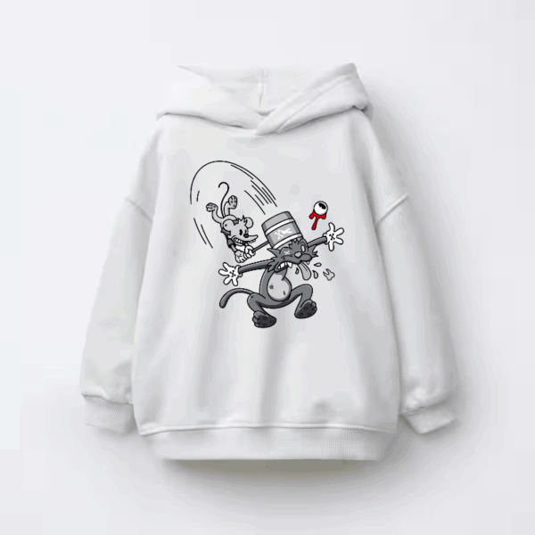 Hilarious Knockout Cat Meme Kids Hoodie