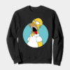 Homer Simpson Classic Cartoon Crewneck Sweatshirt