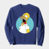 Homer Simpson Classic Cartoon Crewneck Sweatshirt